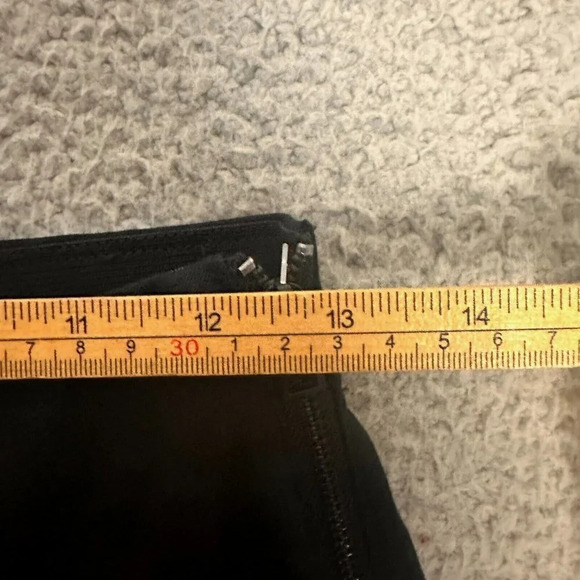 EVERLANE The Side-Zip Stretch Cotton Pants size 2 Black Trousers Comfort Quality - Picture 9 of 16